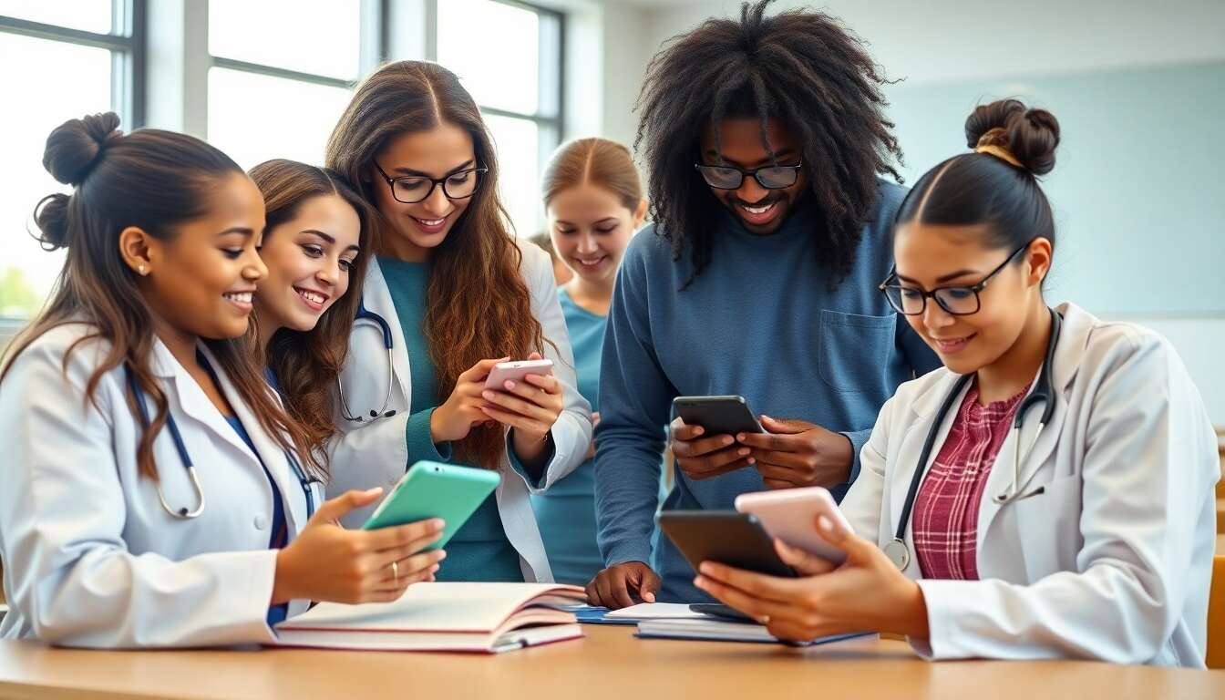 Applications mobiles incontournables pour les élèves en filière médico-sociale