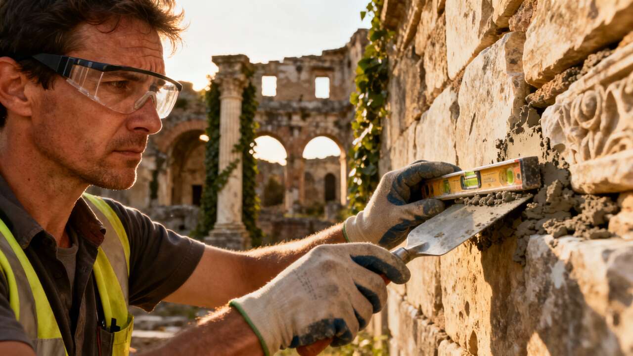 Découvrez les équipements du Bac Pro interventions sur le patrimoine bâti option A maçonnerie