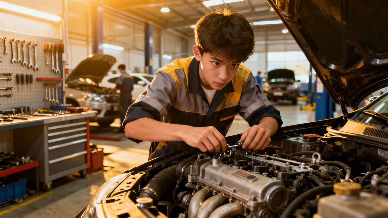 Les outils indispensables pour un bac pro maintenance des véhicules option A voitures particulières.