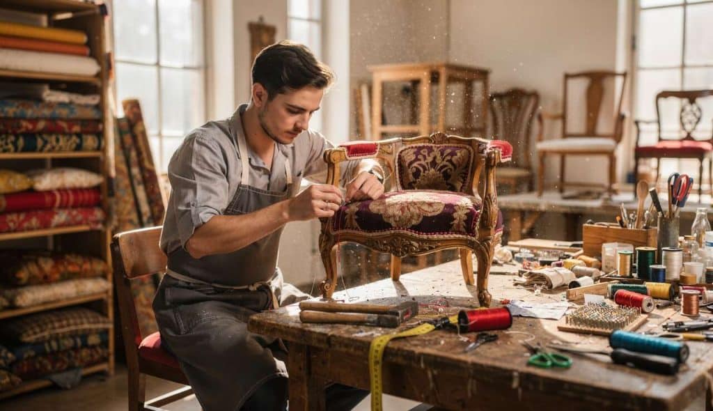 Les indispensables du Bac pro artisanat et métiers d'art option tapissier d'ameublement