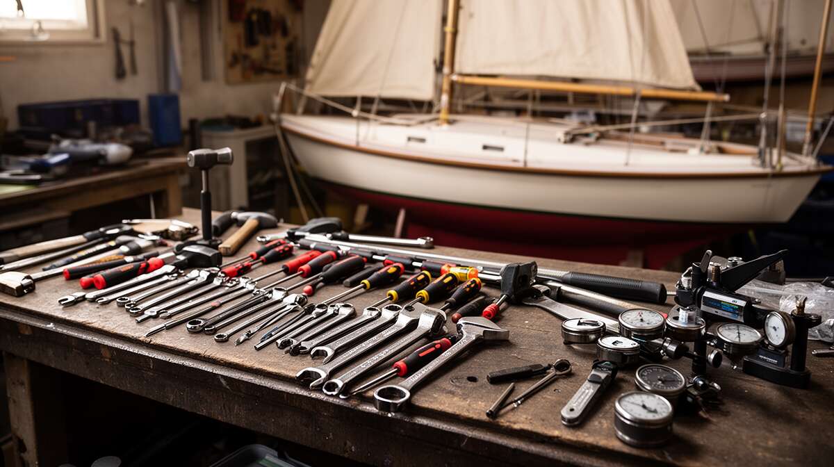 Mat&eacute;riel et outils essentiels pour la maintenance nautique