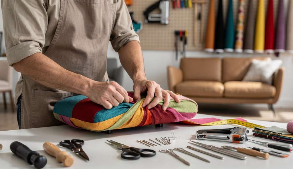 Techniques modernes en tapisserie d'ameublement