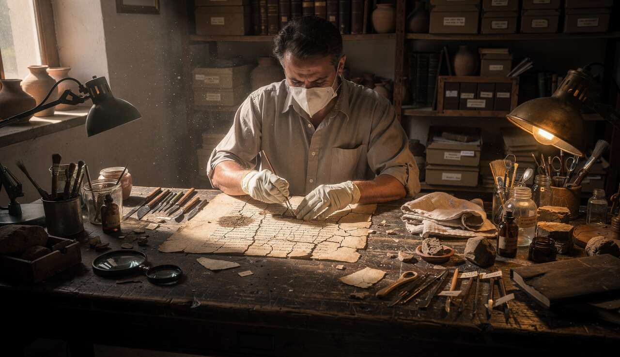 Découverte des techniques de couverture historique