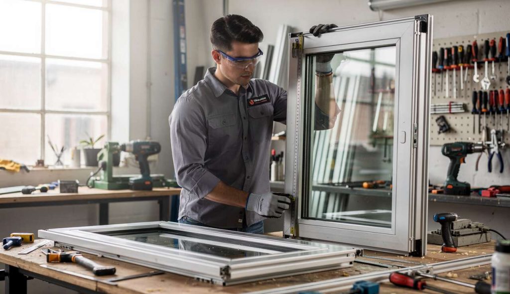 Compétences clés en menuiserie aluminium-verre pour un bac pro réussi