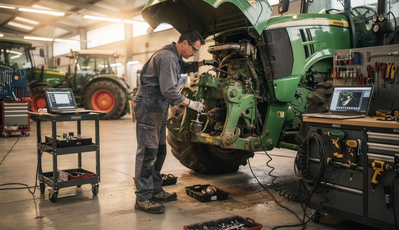 Maintenance et r&eacute;paration de mat&eacute;riels agricoles