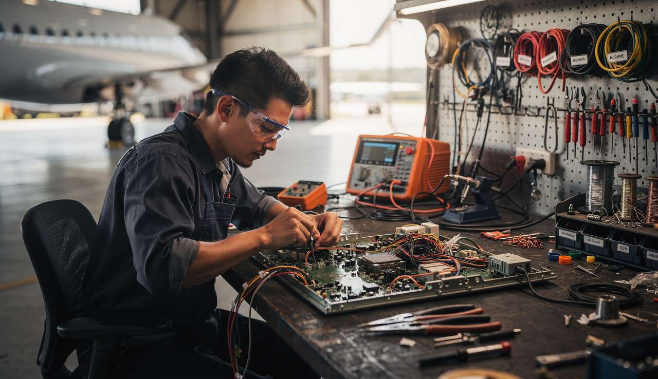 Bac Pro aéronautique option avionique : découvrez les outils essentiels.