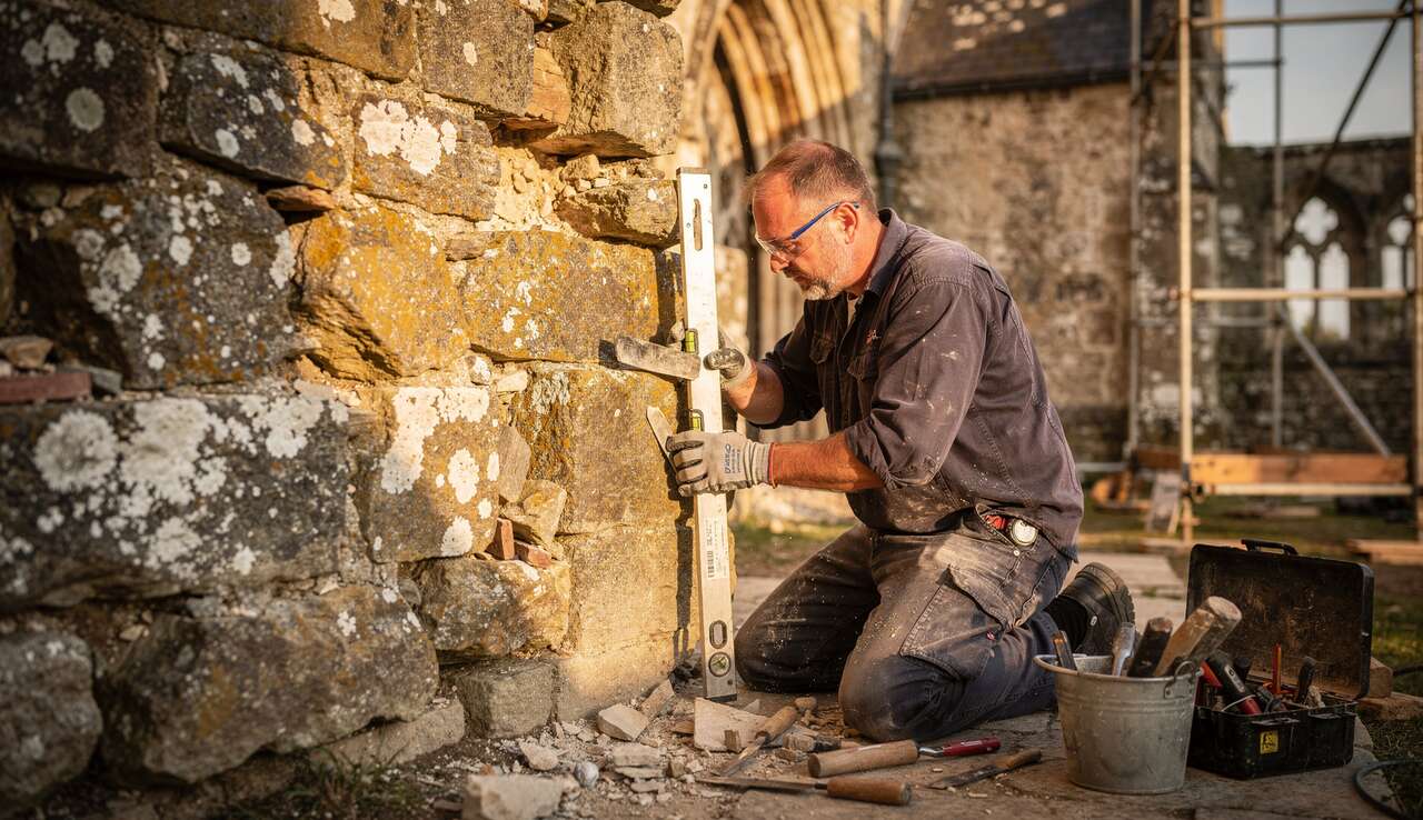 Outillage indispensable en maçonnerie du patrimoine Outillage indispensable en maçonnerie du patrimoine