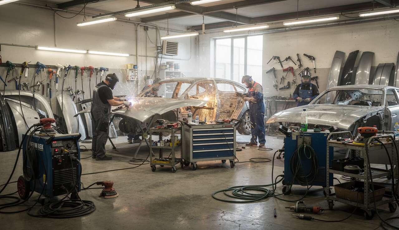 Équipements essentiels pour les étudiants en réparation des carrosseries