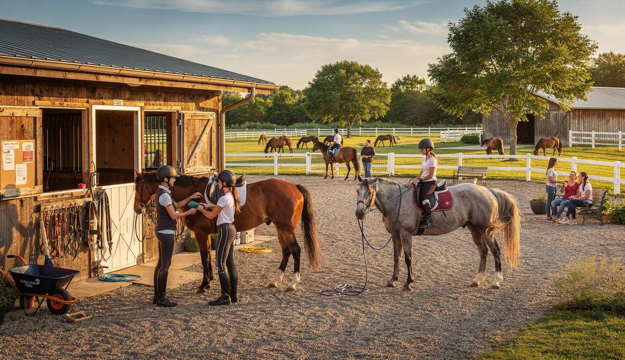 Entretien et gestion du domaine hippique