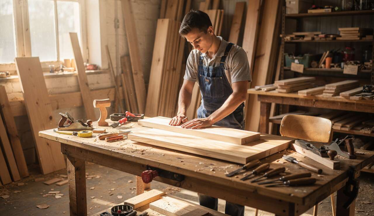 Comprendre les débouchés après un bac pro en menuiserie