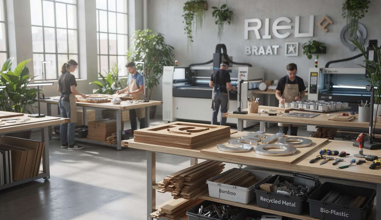 Design &eacute;coresponsable : des mat&eacute;riaux durables pour une signal&eacute;tique innovante