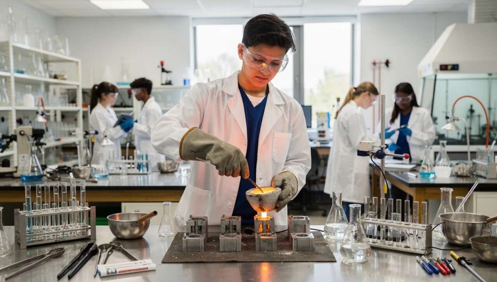 Maîtriser la chimie en bac pro fonderie