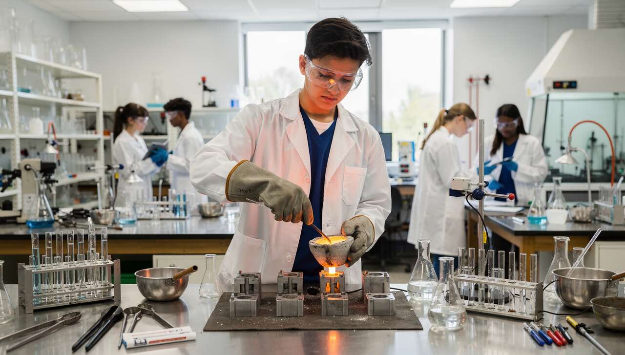 Maîtriser la chimie en bac pro fonderie