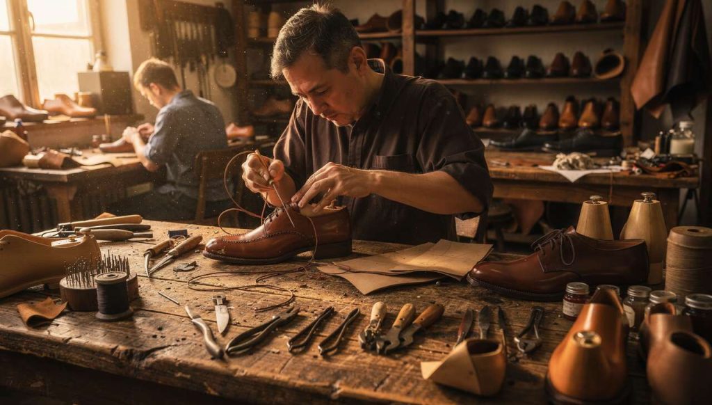 Découvrez les outils du Bac pro métiers du cuir option chaussures