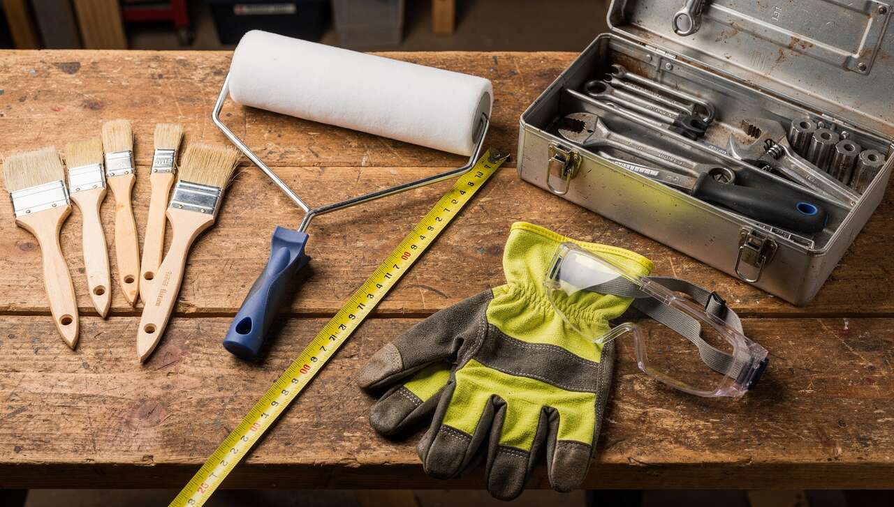 équipements de base pour la finition intérieure