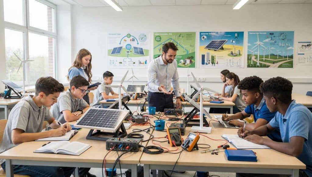 Les défis de l'énergie renouvelable dans les formations du bac pro