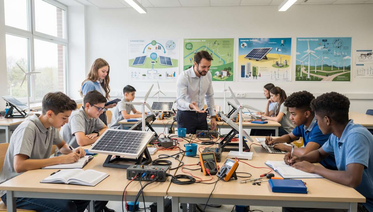 Les défis de l'énergie renouvelable dans les formations du bac pro