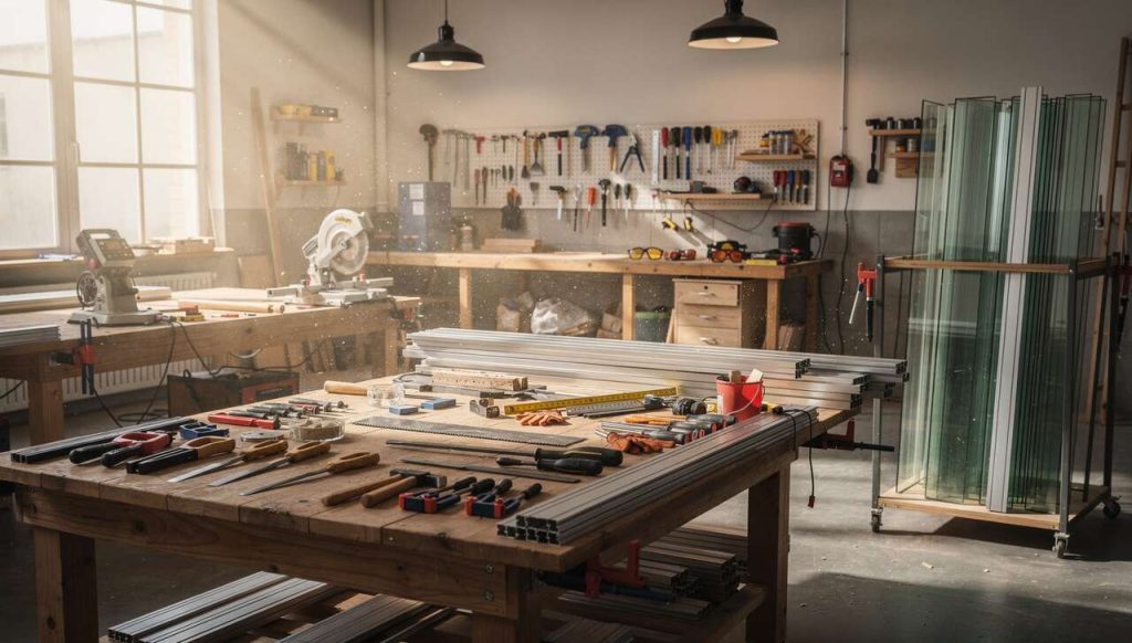 Quels sont les fournitures nécessaires pour un bac pro menuiserie aluminium-verre ?