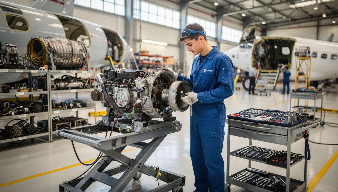 Métiers accessibles avec un bac pro aéronautique
