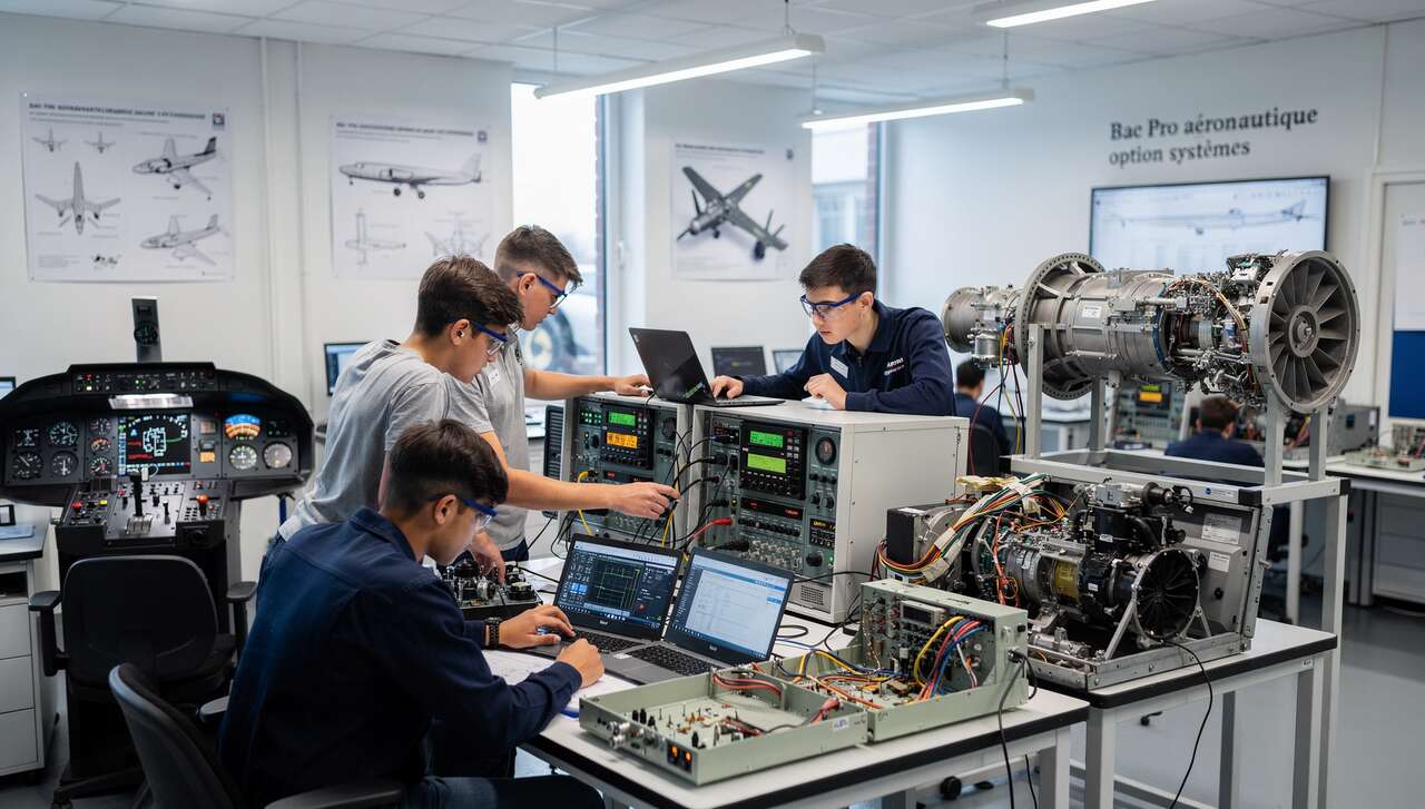 Bac Pro aéronautique option systèmes : les équipements à connaître