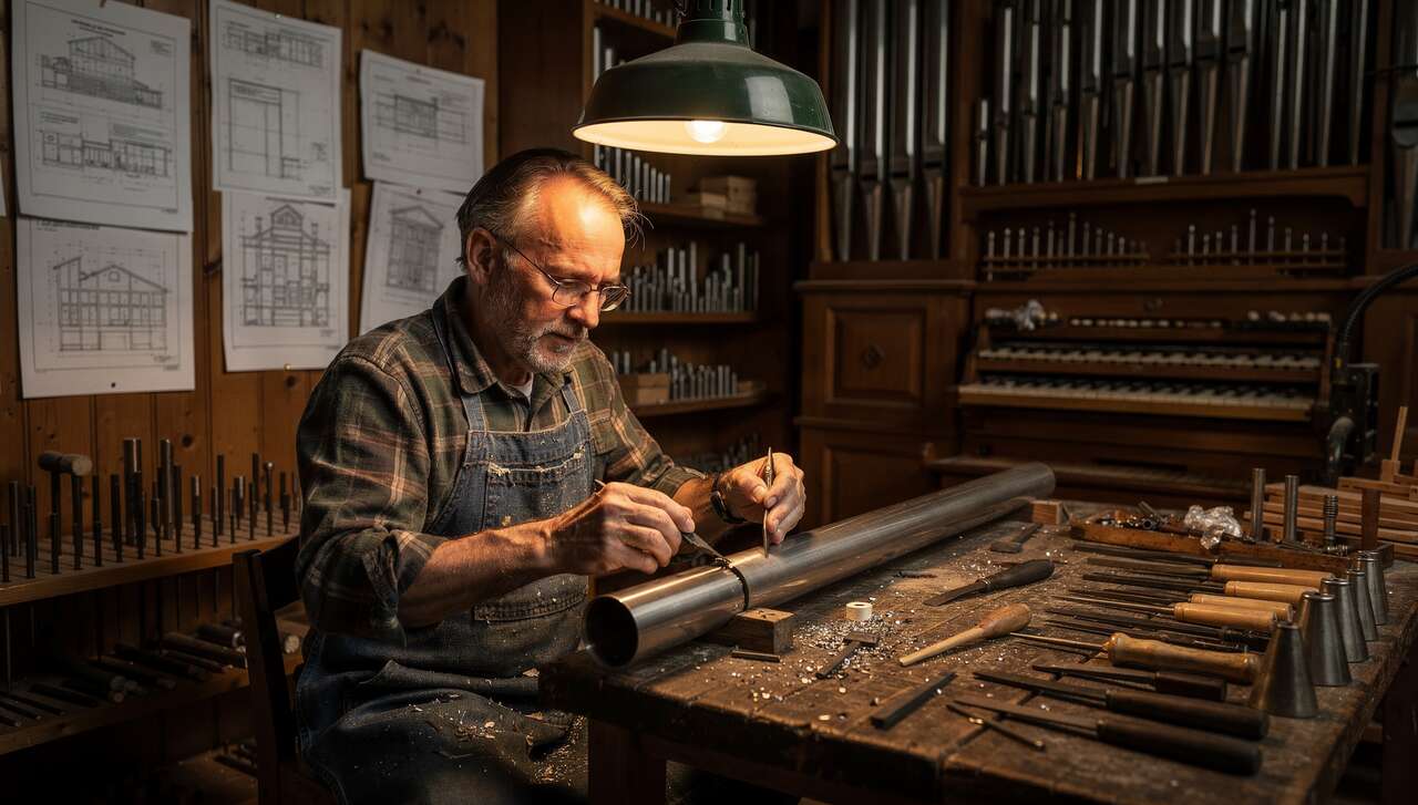 Atouts du tuyautier dans l'orgue : le savoir-faire manuel