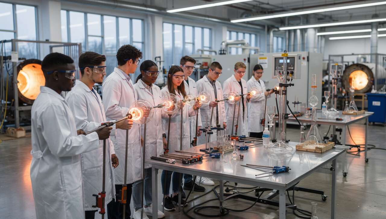 Outils et matériaux incontournables en verrerie scientifique
