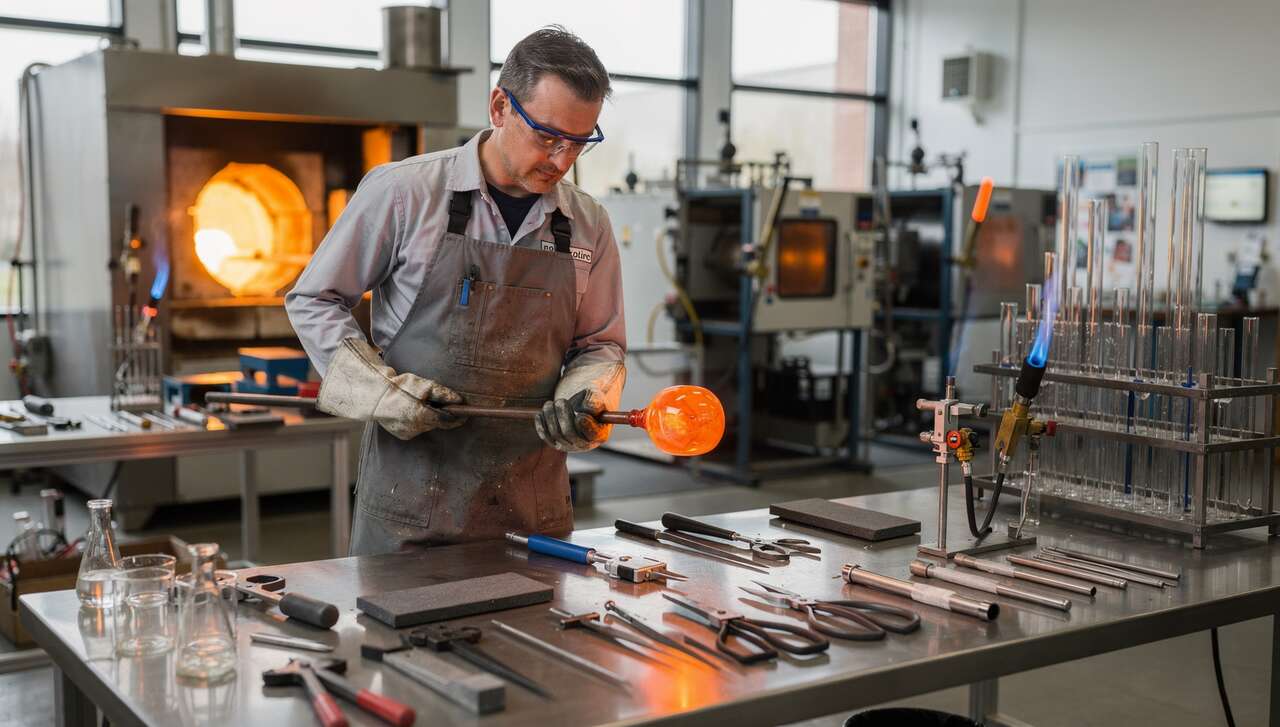 Techniques spécifiques de création en verrerie