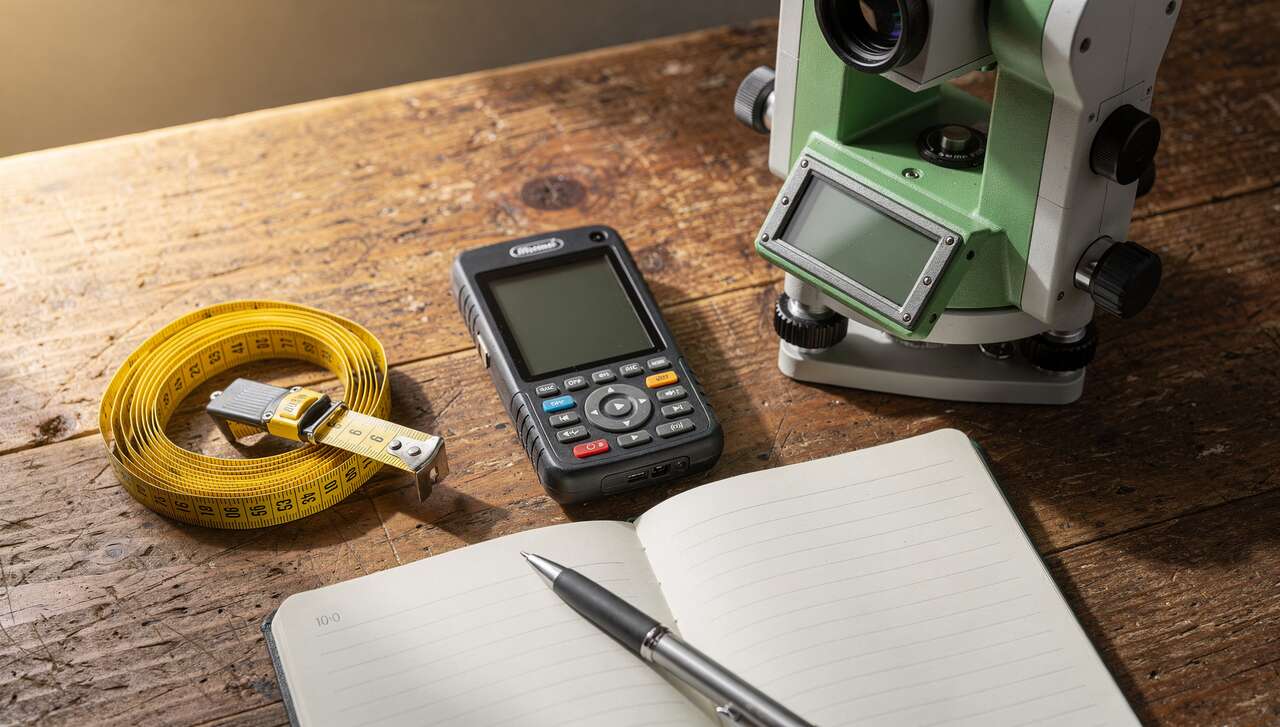 Équipements essentiels pour le technicien géomètre en formation