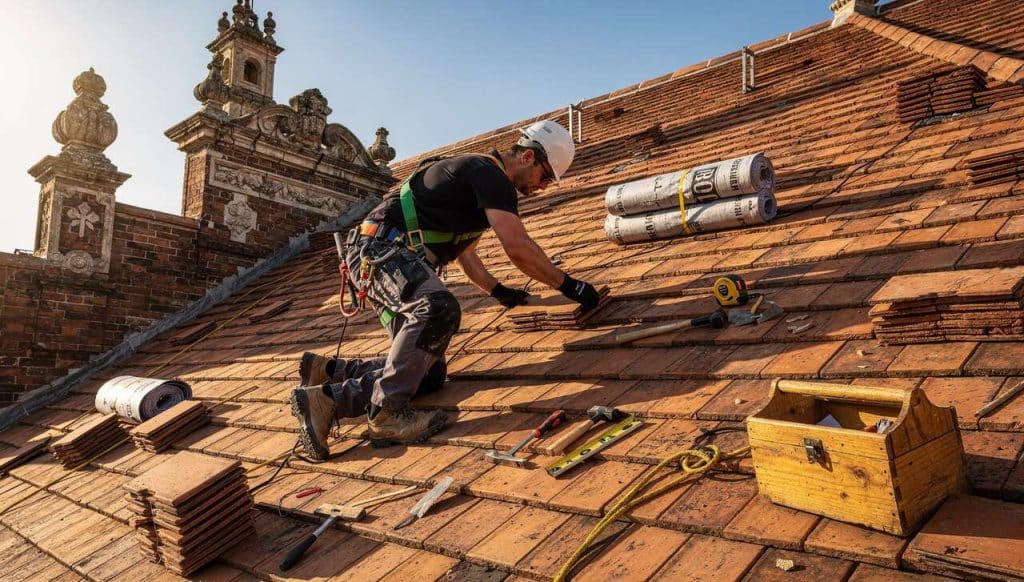 Guide pratique : devenir couvreur en patrimoine bâti