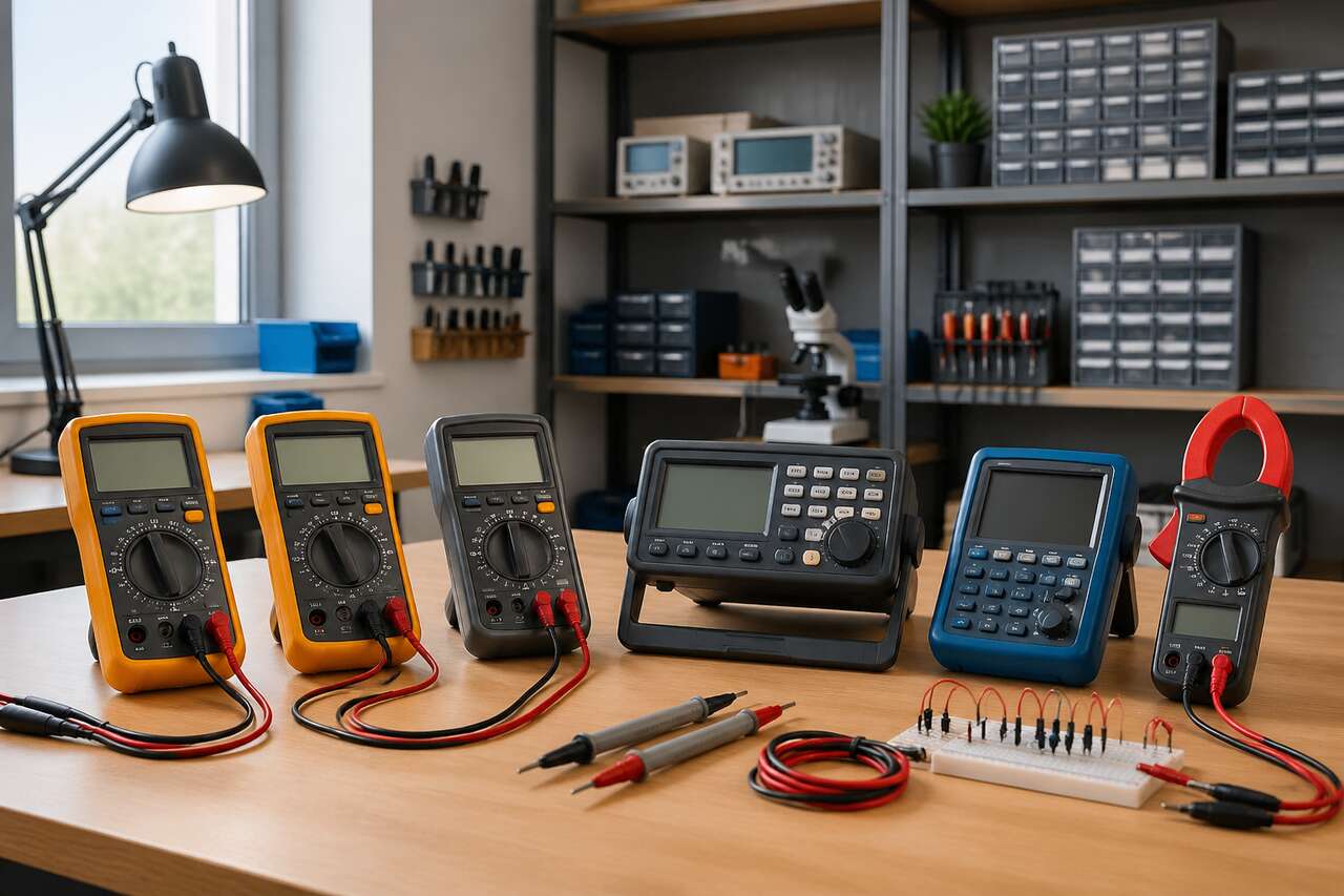 Multimètres et instruments de mesure en électronique