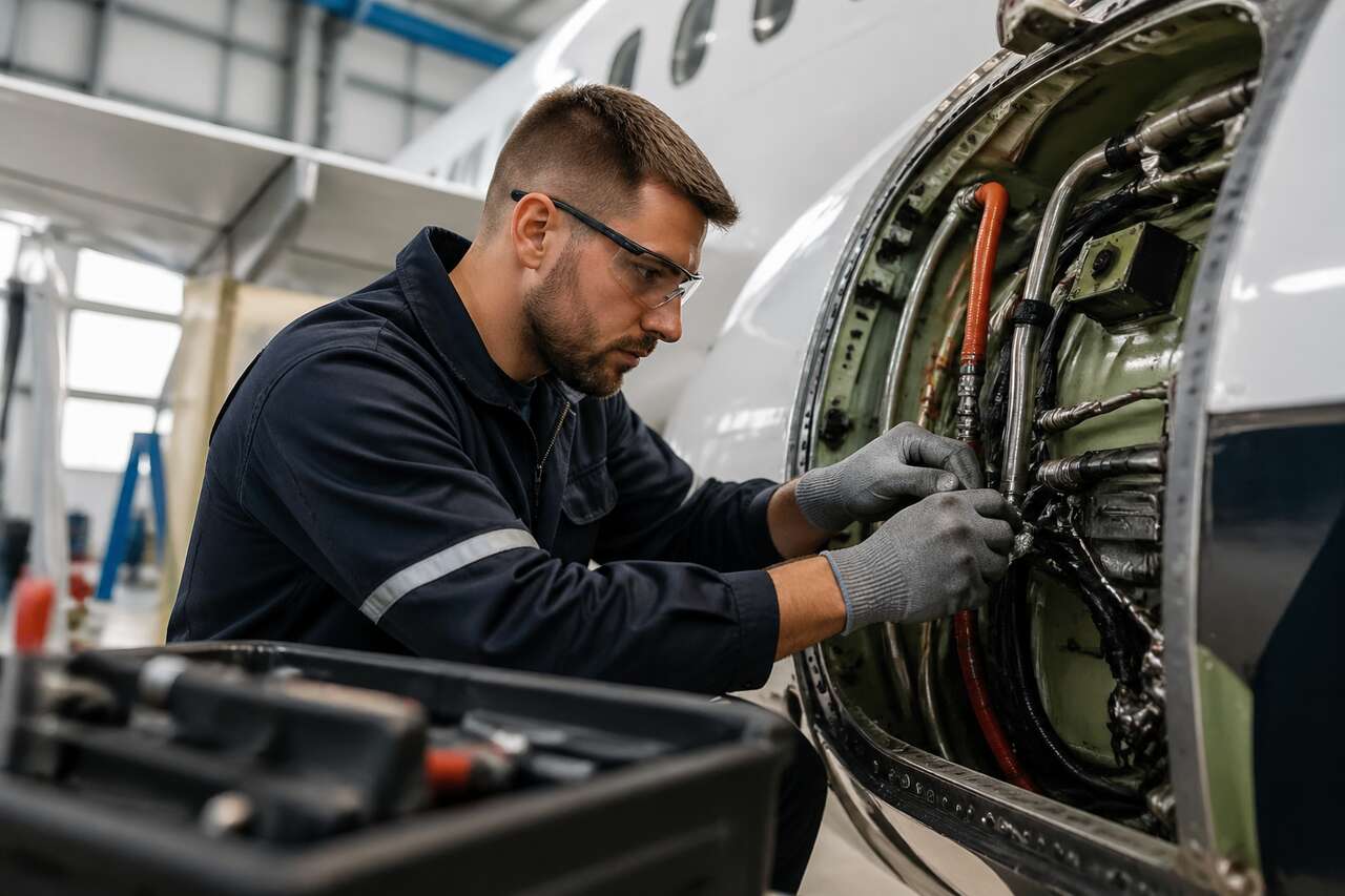 Missions principales du technicien structure aéronautique