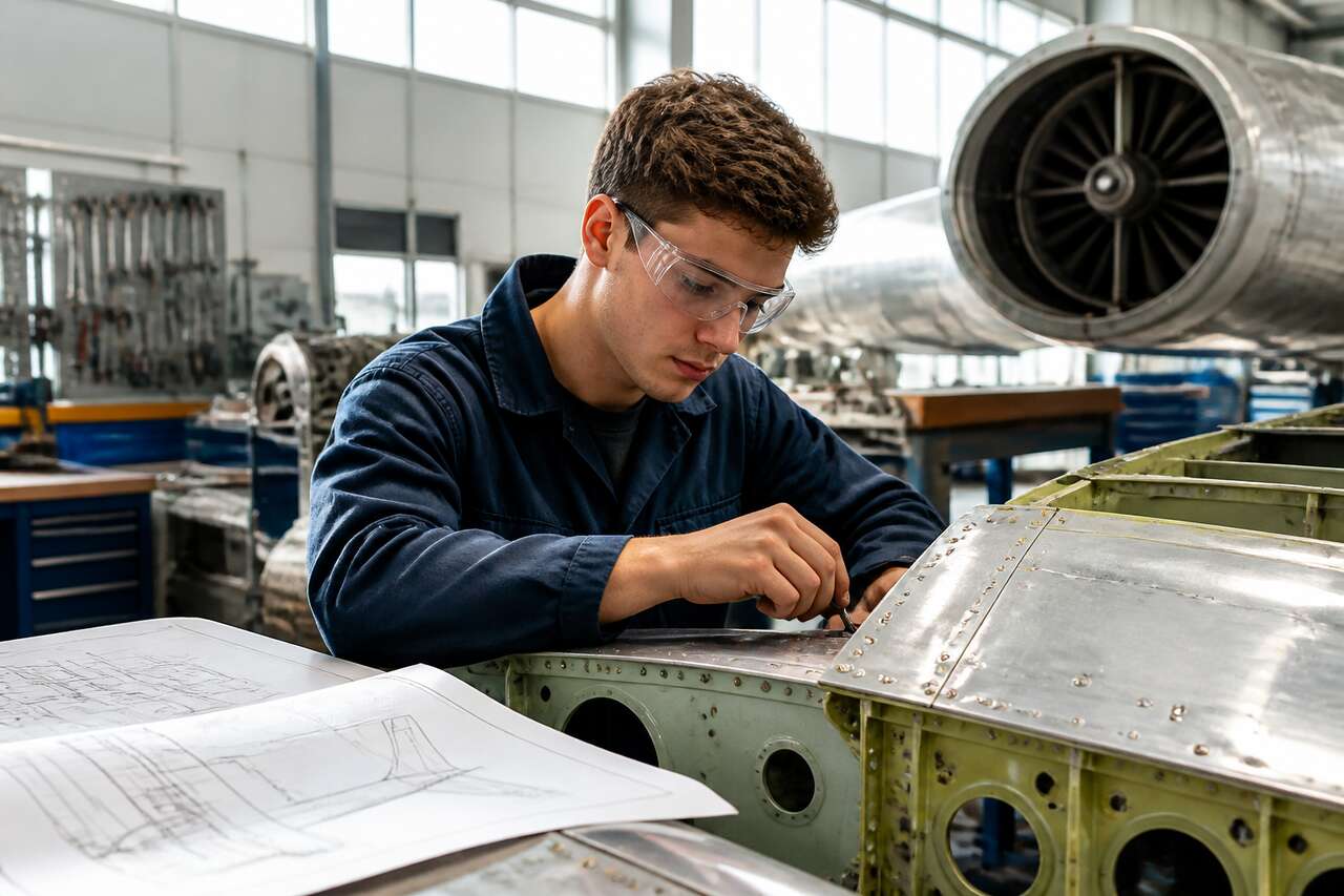 Bac pro aéronautique : secrets pour réussir en option structure