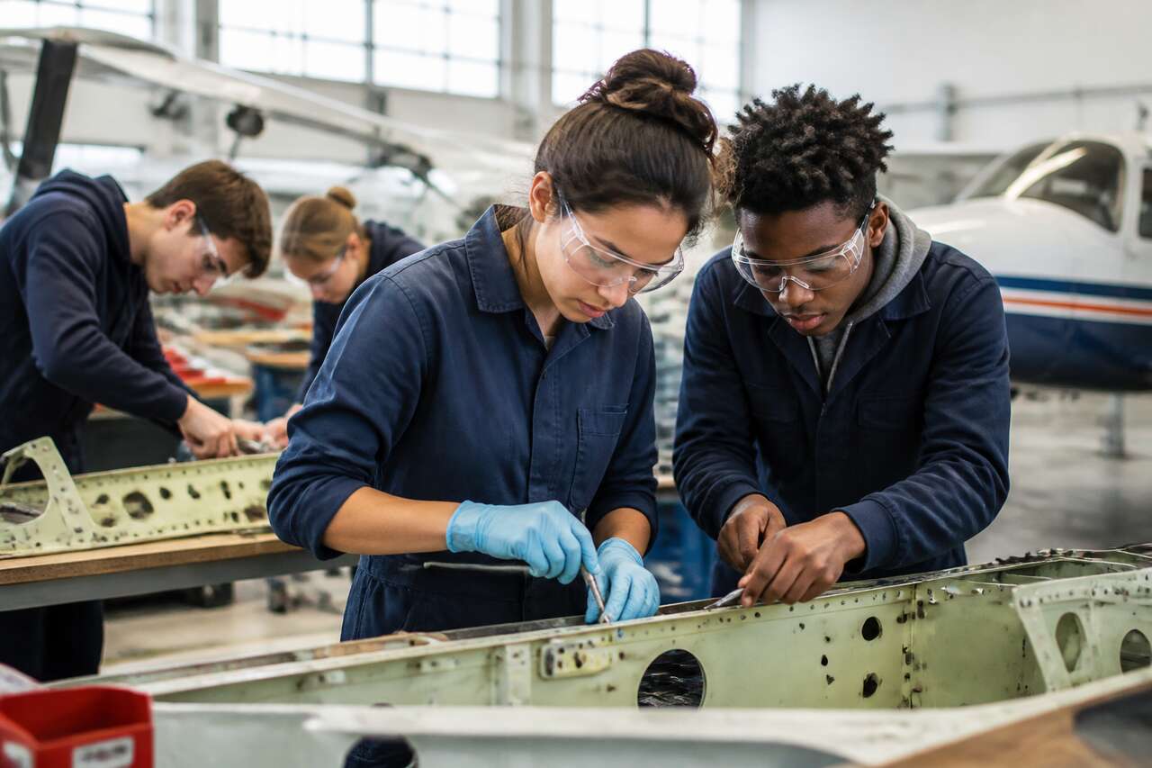 Présentation du bac pro aéronautique, option structure