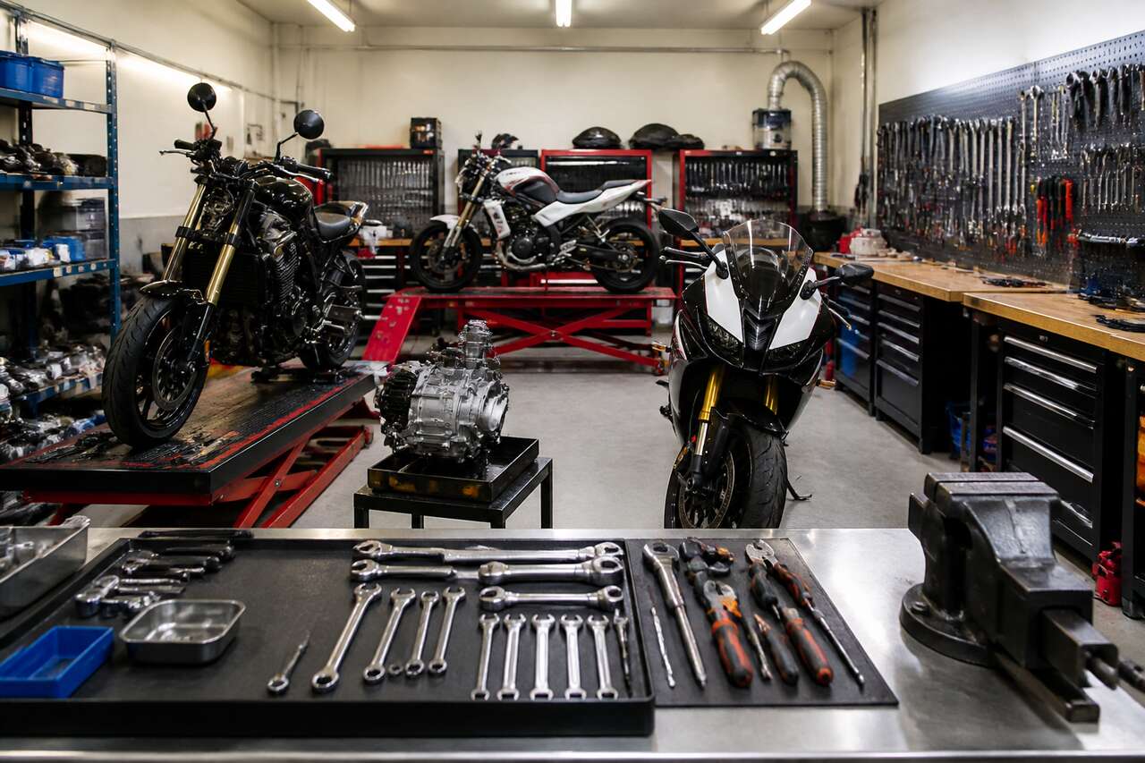 Les outils de base pour les débutants en mécanique moto