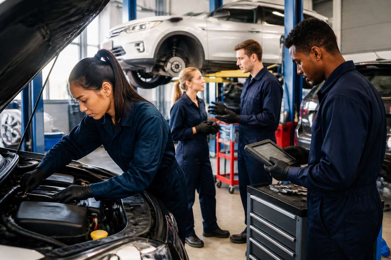Les débouchés après un bac pro maintenance des véhicules