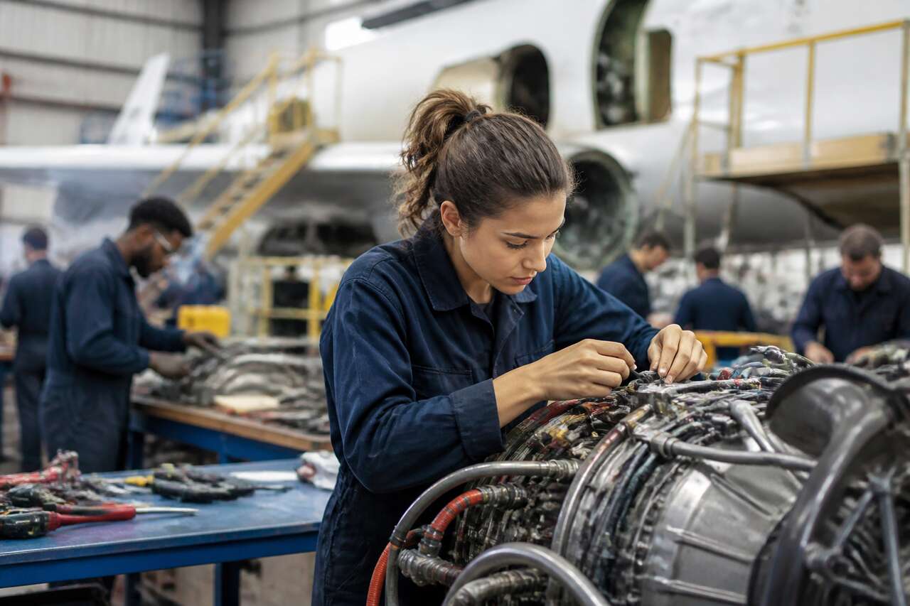 Métiers accessibles après un bac pro aéronautique