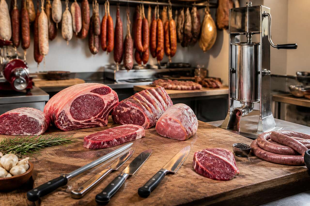 Quels sont les outils du Bac Pro boucher charcutier traiteur ?