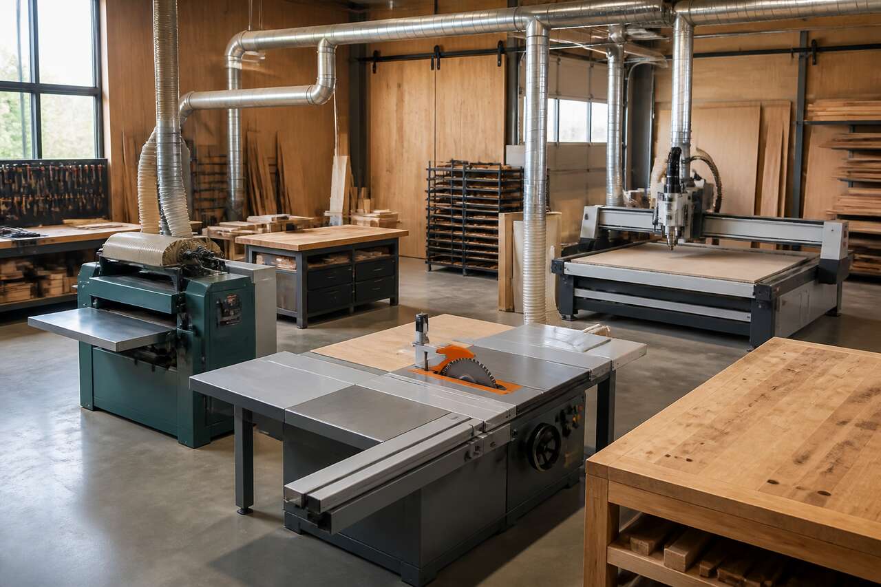 Les machines stationnaires essentielles en atelier
