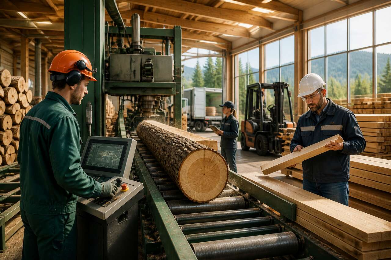 Les métiers associés au technicien de scierie Les métiers associés au technicien de scierie