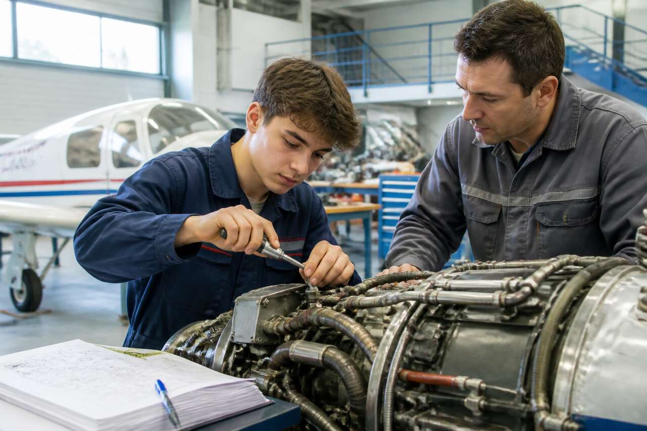 Comment se déroule la formation en bac pro aéronautique