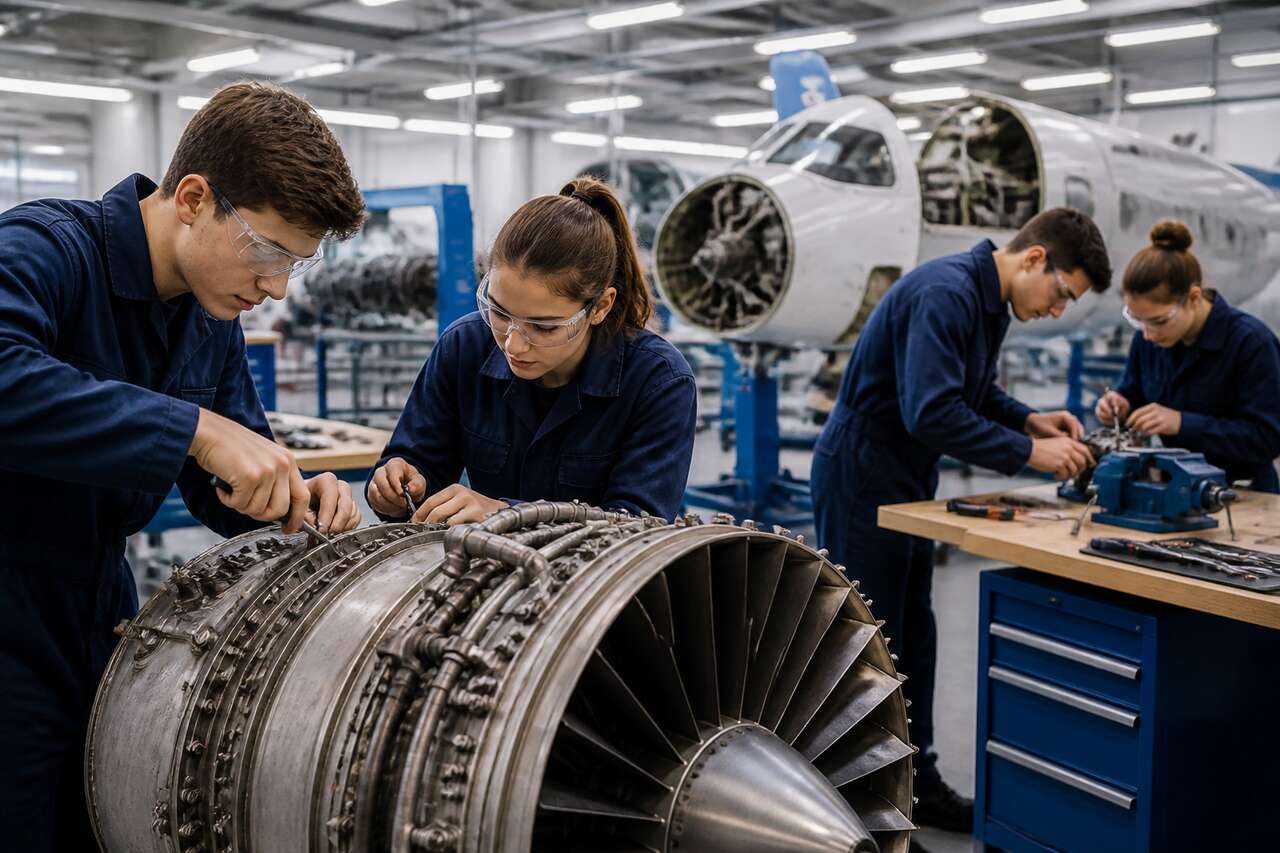 Présentation du bac pro aéronautique